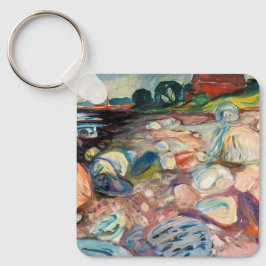 Chaveiro Edvard Munch - Shore com Casa Vermelha