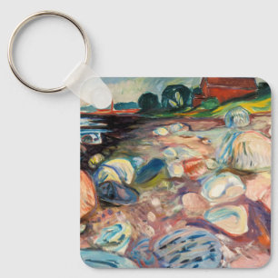 Chaveiro Edvard Munch - Shore com Casa Vermelha