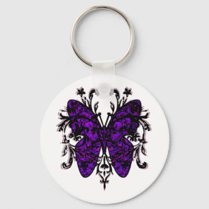 Chaveiro Efeito de borboleta (roxo)
