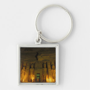 Chaveiro Egito, Abu Simbel, Fachada iluminada do Pequeno