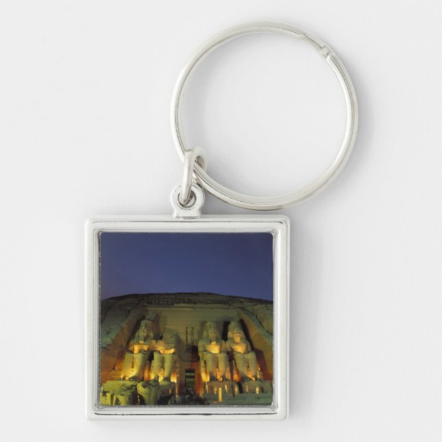 Chaveiro Egito, Abu Simbel, Figuras colossais de Ramessés (Frente)