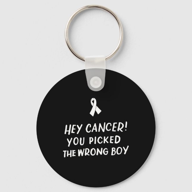 Chaveiro Ei Cancer Você Pegou a Festa de Infância Errada (Frente)