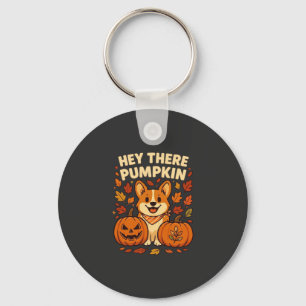 Chaveiro Ei Lá Abóbora Corgi Halloween Abóboras Outono