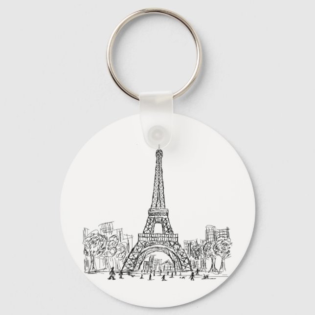 Chaveiro Eifel Tower Paris (Frente)