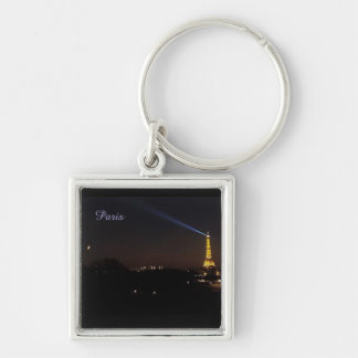 Chaveiro Eiffel Tower at Night Keychain