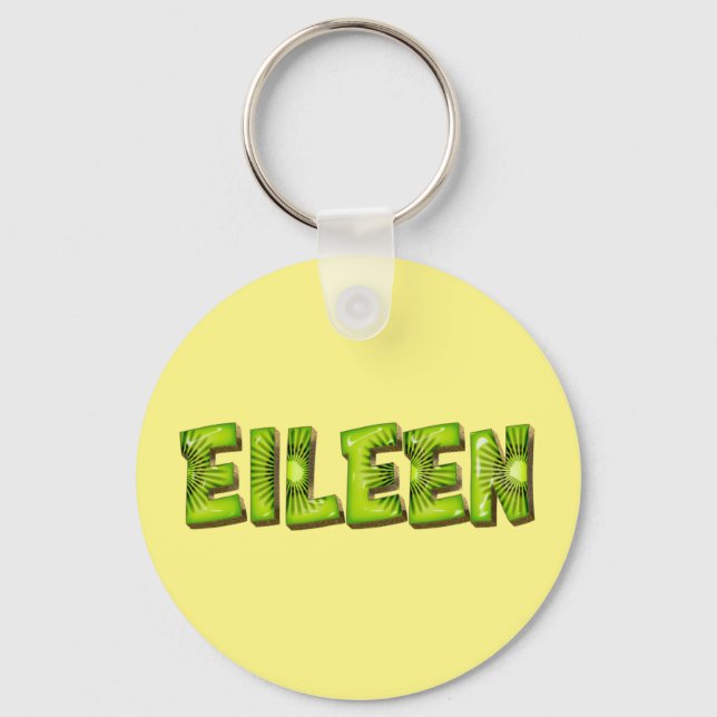 Chaveiro Eileen Name Kiwi Design Schlüsselanhänger (Frente)