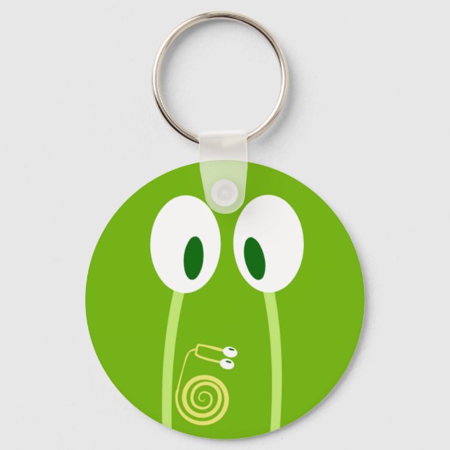 Chaveiro El bebé caracol se sube por las antenas de papá (Frente)