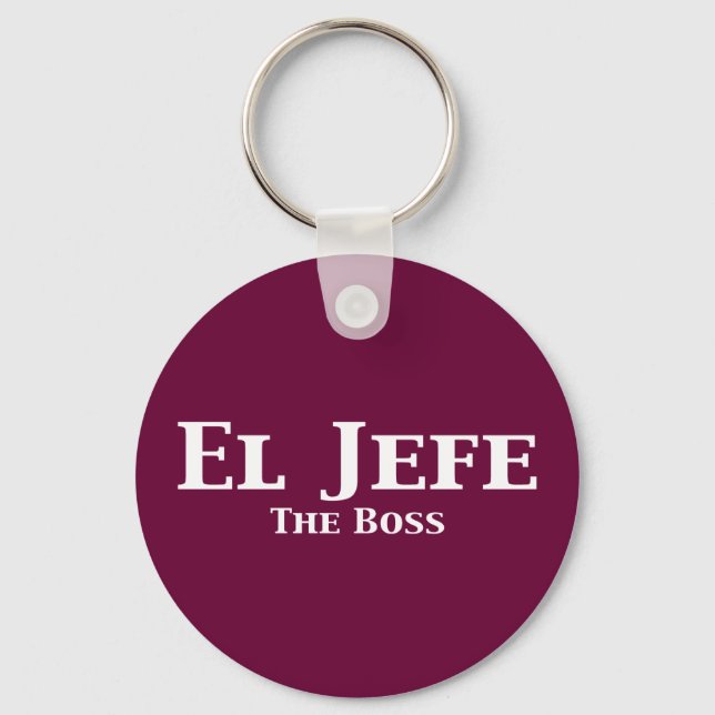 Chaveiro El Jefe The Boss Gifts (Frente)