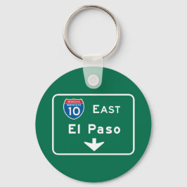 Chaveiro El Paso, TX Road Sign