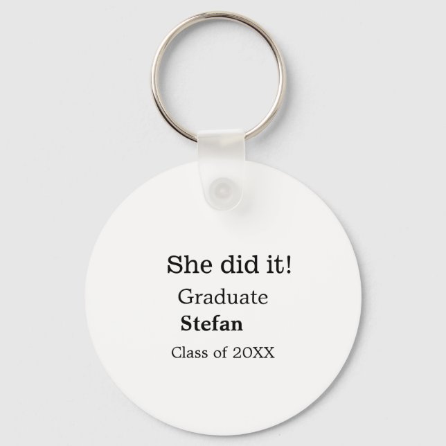 Chaveiro Ela fez isso formando adicionar a classe de nome d (Frente)