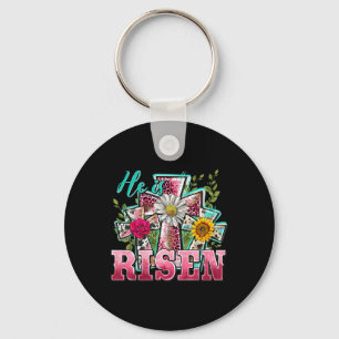 Chaveiro Ele É Risen Leopard Felz pascoa Day Christian Jes
