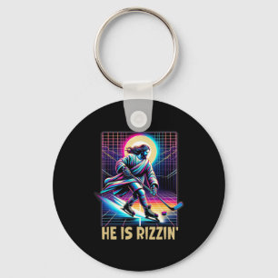 Chaveiro Ele É Rizzin Cristão Amante de Hóquei no Gelo Jesu