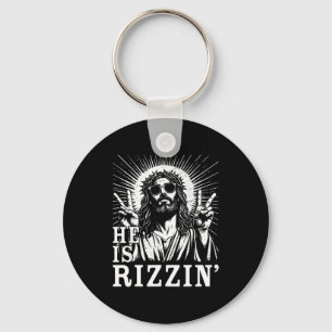 Chaveiro Ele É Rizzin Cruz Cristã Versículo da Bíblia de Je