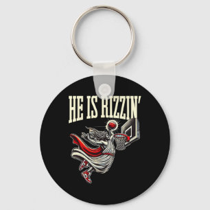 Chaveiro Ele É Rizzin Engraçado Jesus Sketll Meme