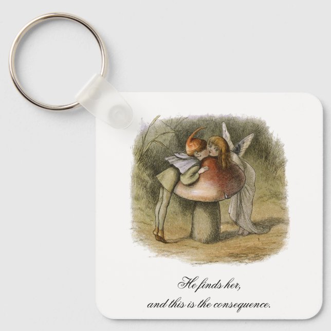 Chaveiro Ele Encontra Seu Dia de os namorados Romântico De  (Frente)