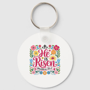Chaveiro Ele Está Risen Jesus Felz pascoa Cristão Ver