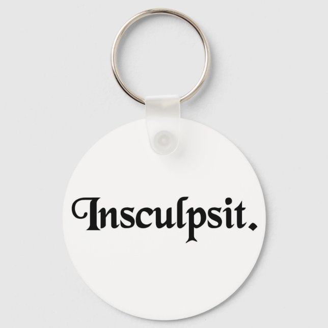 Chaveiro Ele gravou. (Frente)