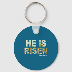 Chaveiro Ele ressuscitou boho páscoa cristão jesus