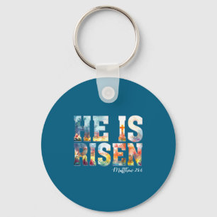Chaveiro Ele ressuscitou boho páscoa cristão jesus