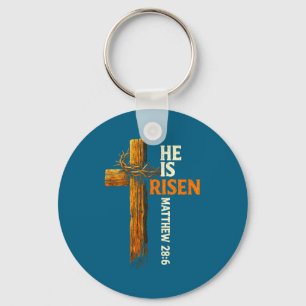 Chaveiro Ele ressuscitou cruz jesus fé religiosa cristã