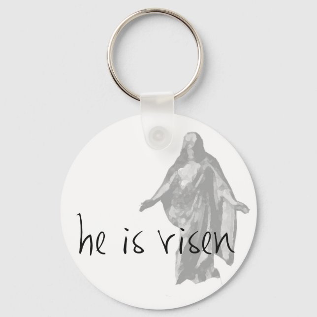 Chaveiro ele ressuscitou jesus cristo páscoa lds mórmons (Frente)