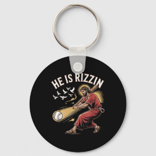 Chaveiro Ele Ressuscitou Rizzin Páscoa Jesus Fé Cristã Ba