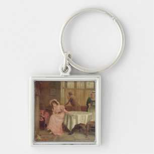 Chaveiro "Ele vêm?" (óleo em canvas)