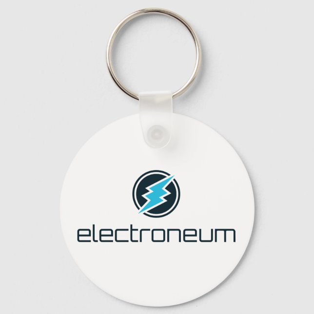 Chaveiro Electroneum (ETN) logótipo (Frente)