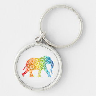 Chaveiro Elefante com pontos