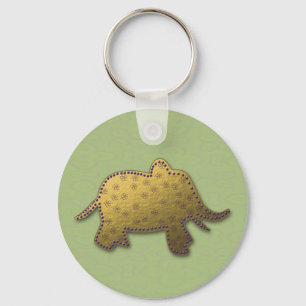 Chaveiro elefante do ouro