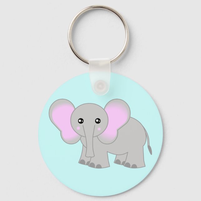 Chaveiro Elefante para Bebê (Frente)
