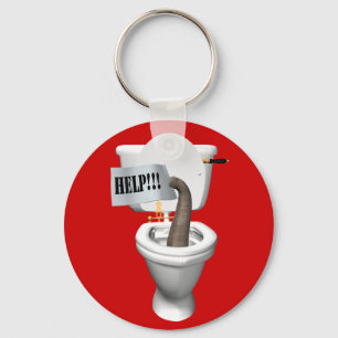 Chaveiro Elefante Preso No Banheiro