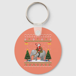 Chaveiro Elefante Ugly Xmas Papais noeis De Presente Andand