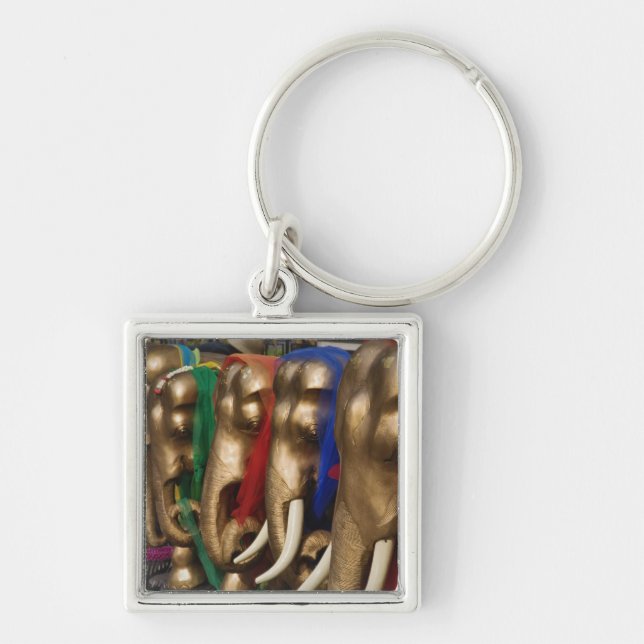 Chaveiro Elefantes Dourados (Frente)