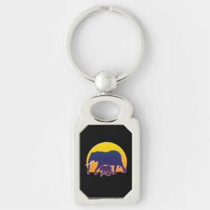 Chaveiro Elefantes Sunset
