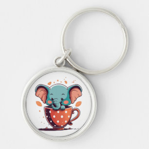 Chaveiro Elegância de Elefante