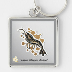 Chaveiro "Elegância Náutica Encontrada"