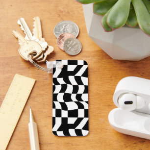 Chaveiro Elegância redefinida: verificador distorcido por A