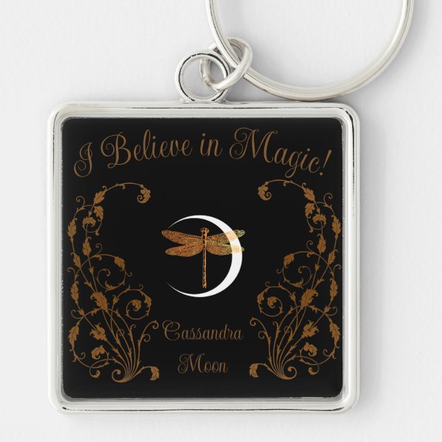 Chaveiro Elegante design de Conto de Fadas Mágico, orgulhos (Frente)