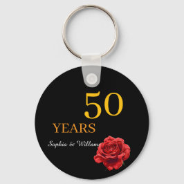 Chaveiro Elegante Floral Keepsael - Presente de Rosa vermel