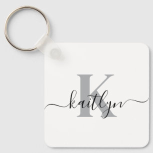 Chaveiro Elegante Monograma