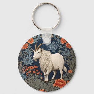 Chaveiro Elegante Mountain Goat William Morris Inspirado