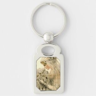 Chaveiro Elegante Noiva Vintage