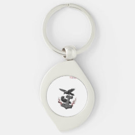 Chaveiro Elegante Rustic Boho Custom Photo Modern Co