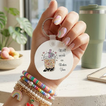 elegante suave chá de boba legal estético