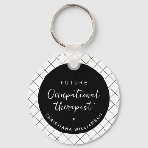 Chaveiro Elegante Terapêutica OT OT do Futuro Personalizado