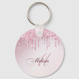 Chaveiro elegante trendy glitter personalizado