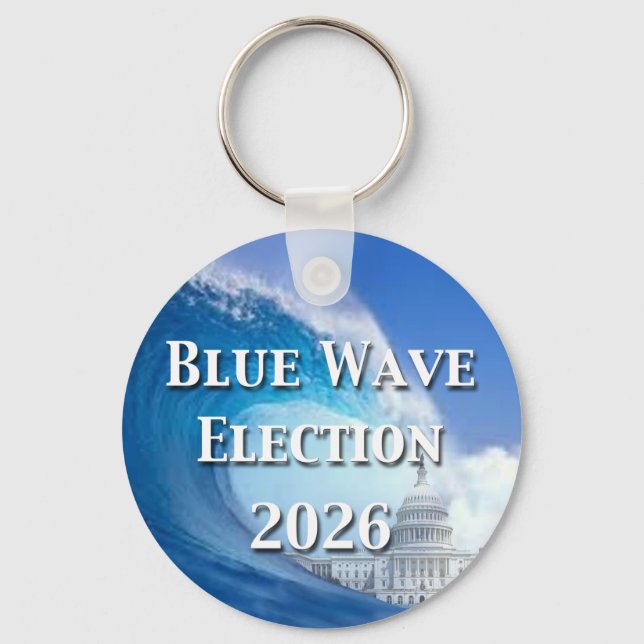 Chaveiro Eleição da Onda Azul 2026 (Frente)