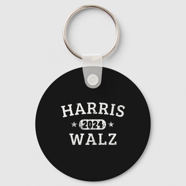 Chaveiro Eleição de Camisa Waltz 2024 Kamala Harris Tim Wal (Frente)