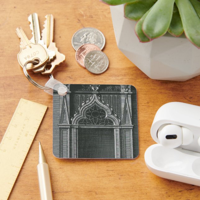 Chaveiro Elemento Arquitetônico Vintage, Portal Gótico (Mesa)